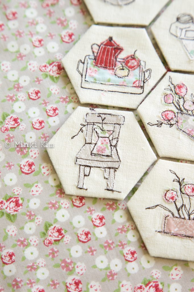 Sew illustrated Hexies Minki's Work Table