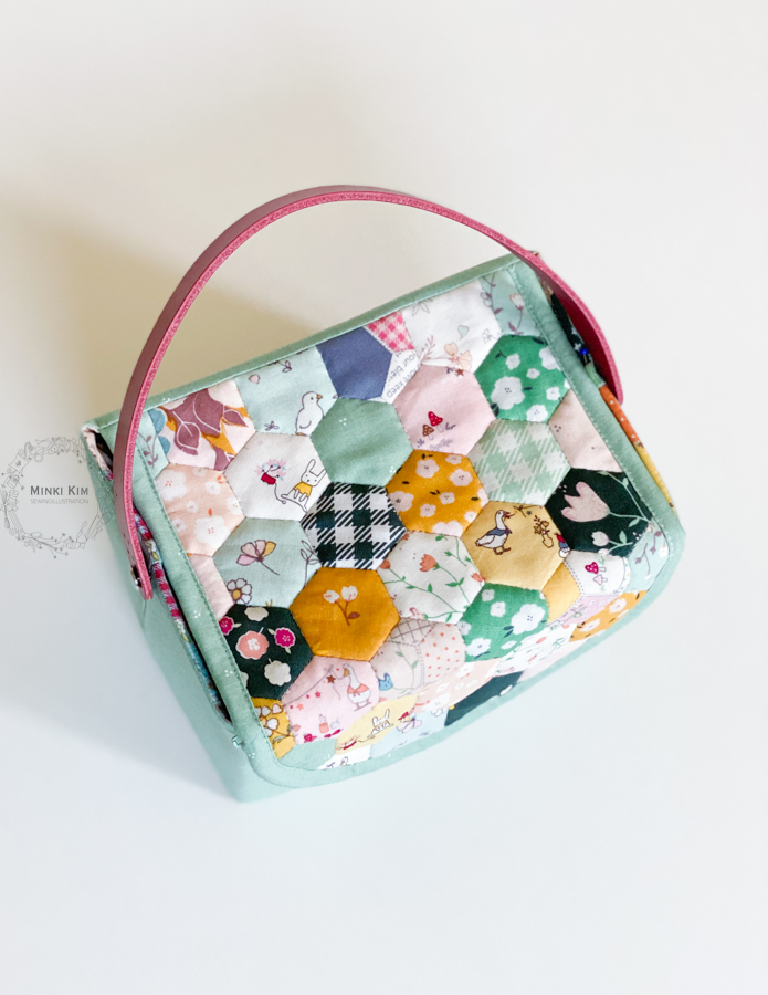 Clearly Perfect Project Bag Downloadable PDF Sewing Pattern, Minki Kim